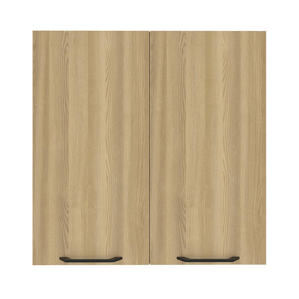 ตู้คู่ WPC PARAZZO ENZO มือจับดำ 80x80 ซม. สีเนเจอรัลโอ๊ค