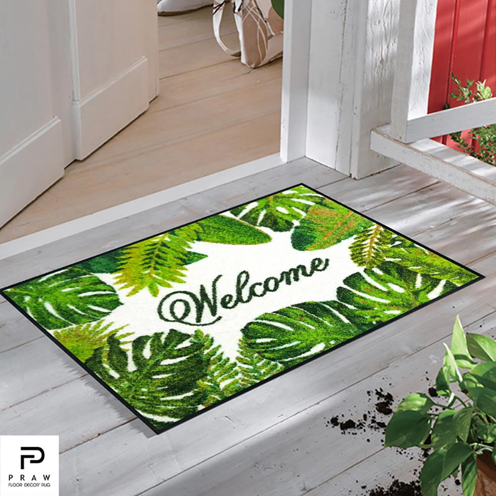 พรม PRAW TROPICAL 50X75 ซม. สีเขียว