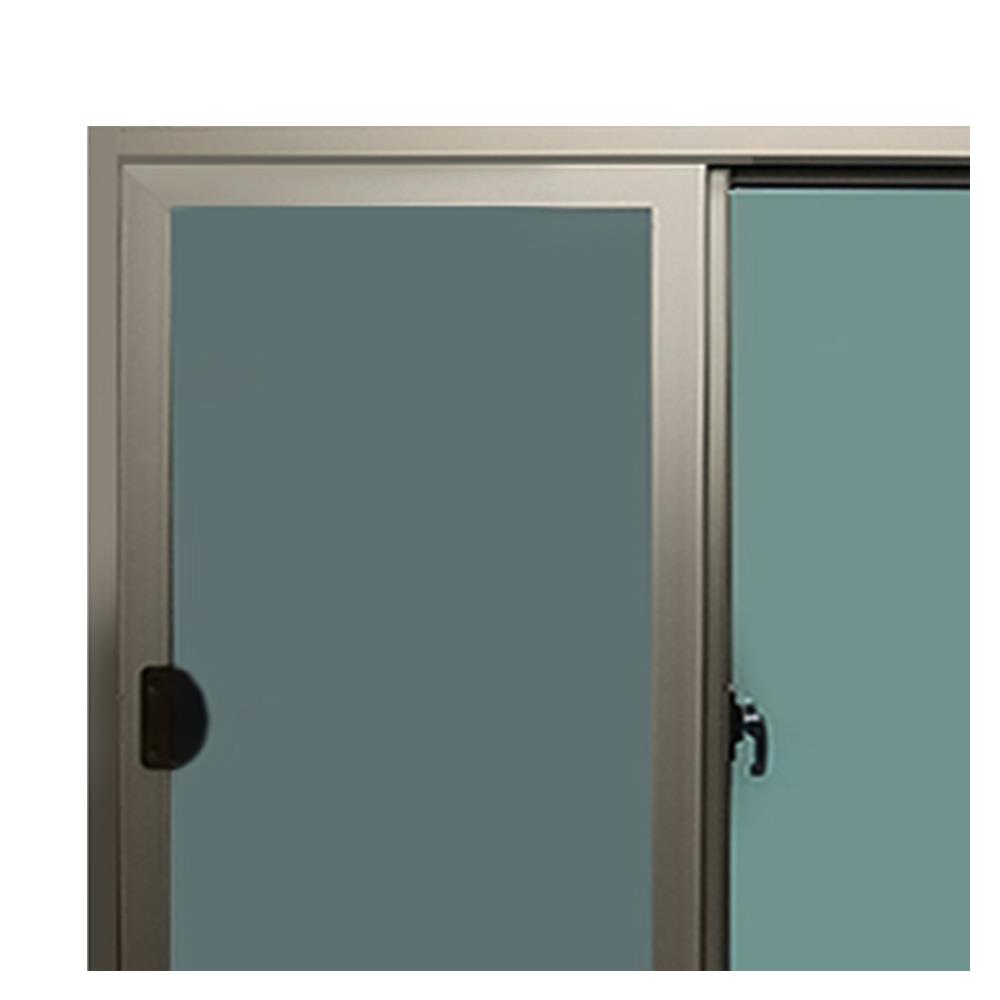 หน้าต่างบานเลื่อน อะลูมิเนียม WINTOP 100X110 ซม. สีแชมเปญ