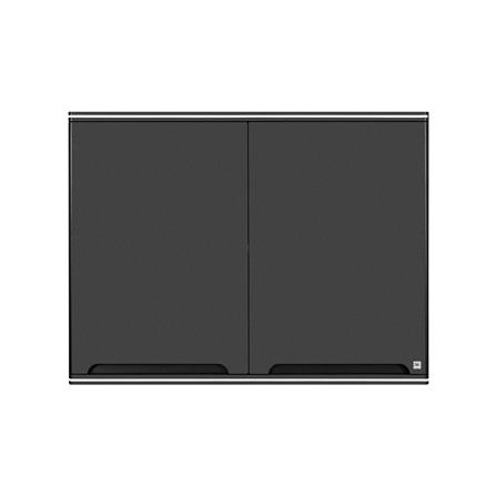 ตู้คู่ KING PLATINUM CURVE 90x67.8 ซม. สีเทา