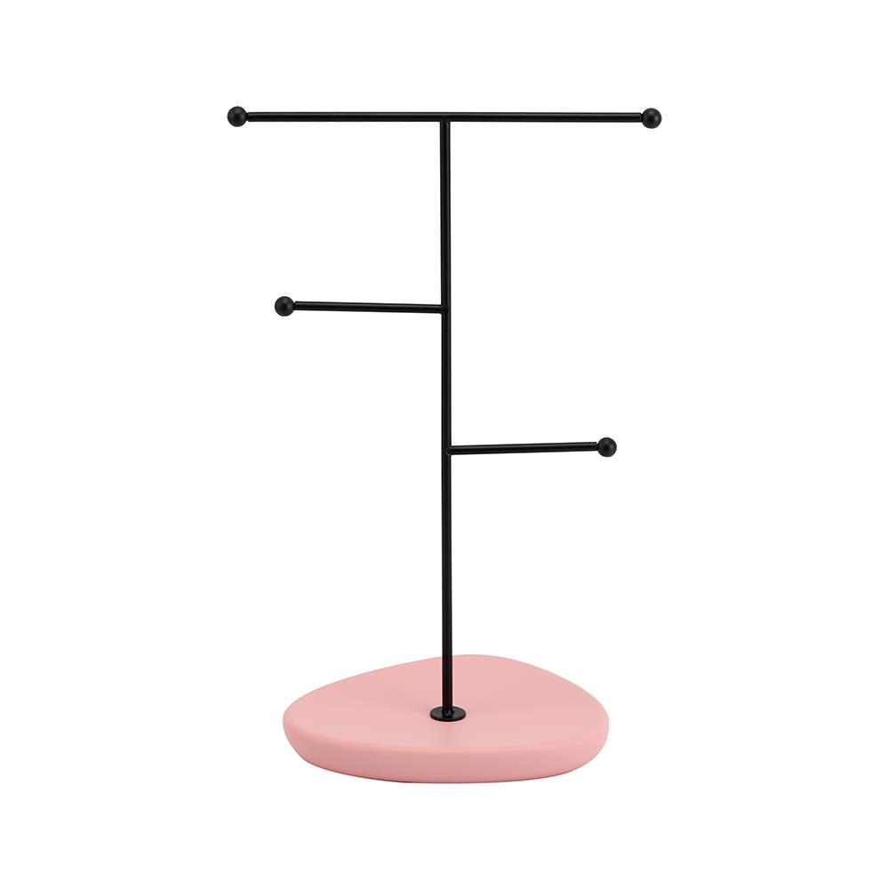 อุปกรณ์จัดเก็บเครื่องประดับ เรซิ่น STACKO WISH 20.4X13.5X32.3 ซม. สีชมพู