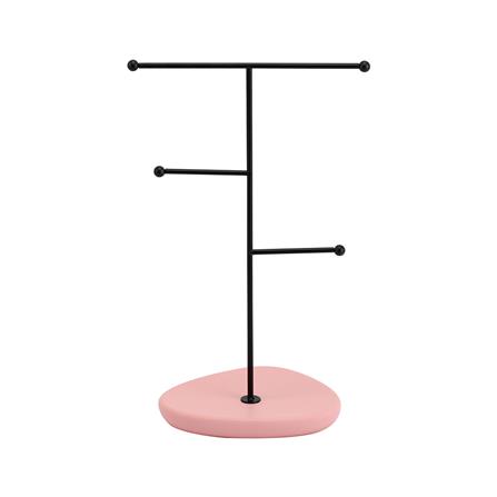 อุปกรณ์จัดเก็บเครื่องประดับ เรซิ่น STACKO WISH 20.4X13.5X32.3 ซม. สีชมพู