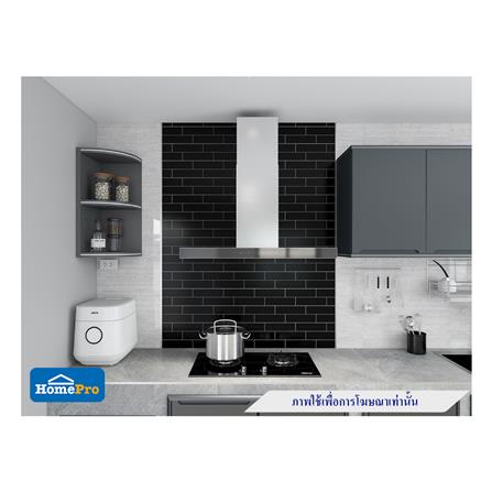 ชั้นจบมุมโค้ง KING PLATINUM 32x67.8 ซม. สีเทา_1