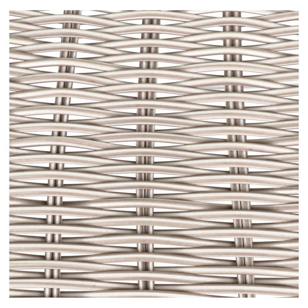 เก้าอี้หวายเทียม SPRING WICKER X สีเทาอ่อน