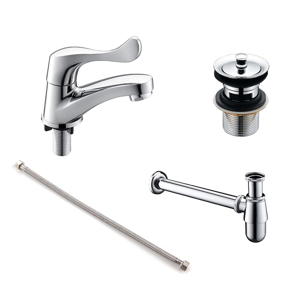 ชุดก๊อกอ่างล้างหน้าเดี่ยว HAFELE 495.62.034 สีโครม