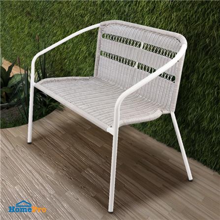 ม้านั่งสนามหวายเทียม SPRING WICKER สีเทาอ่อน_4