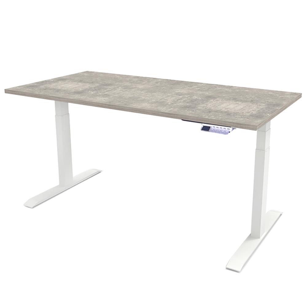 โต๊ะปรับระดับ ERGOTREND SIT 2 STAND GEN 4 150 ซม. สี CONCRECT/ขาว