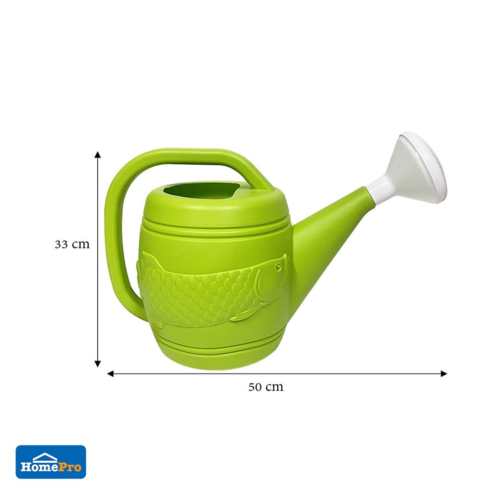 บัวรดน้ำปลามังกร SPRING 10 ลิตร สีเขียว