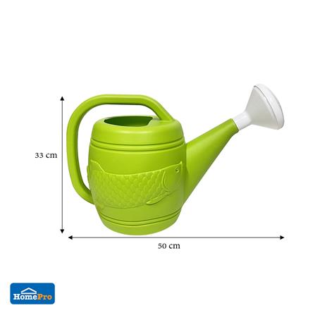 บัวรดน้ำปลามังกร SPRING 10 ลิตร สีเขียว_5