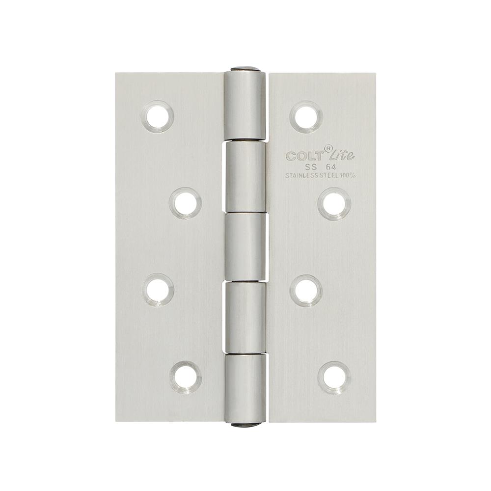 บานพับ 4X3 นิ้ว X 1.8 มม. COLT LITE 64 สีสเตนเลส (แพ็ก 4 ชิ้น)