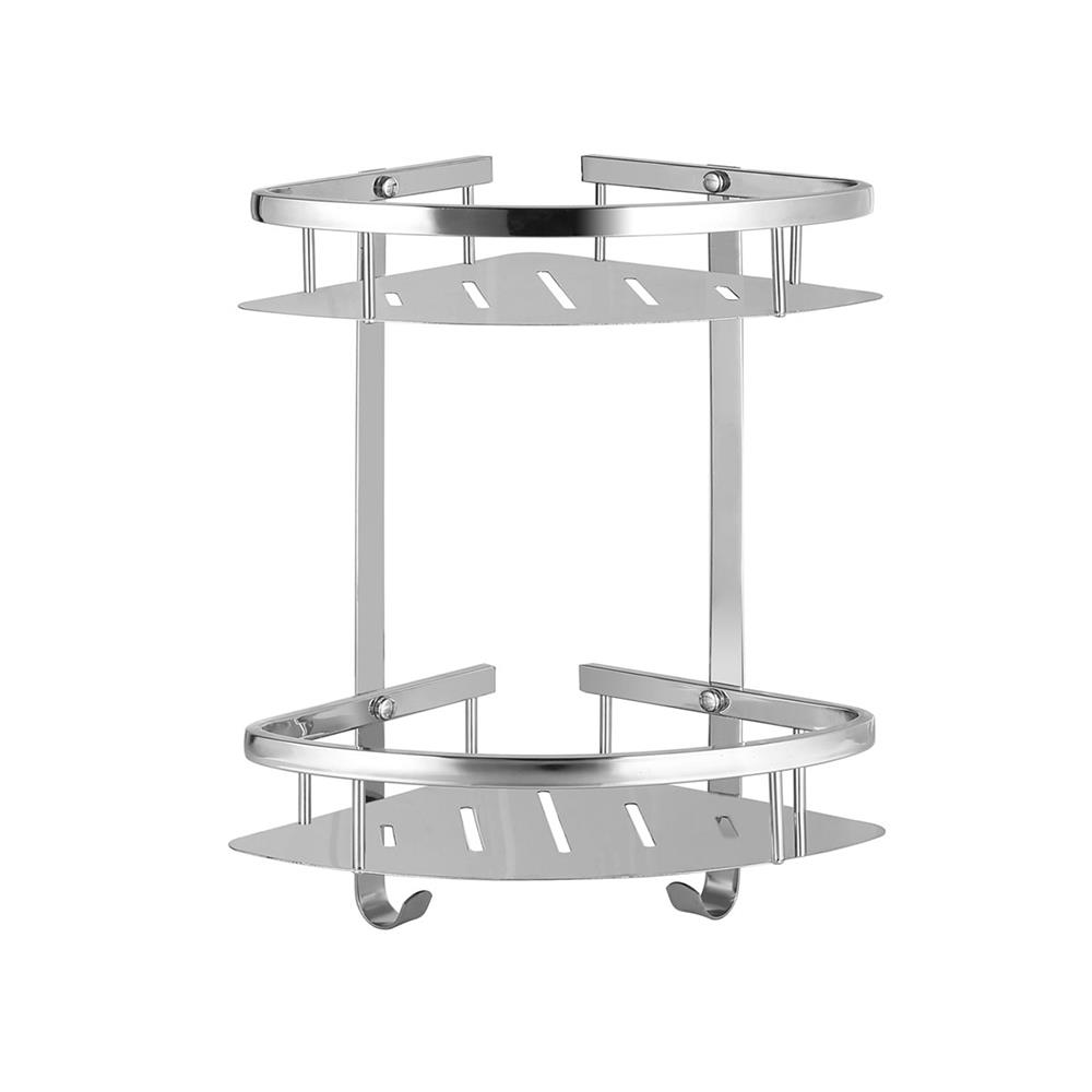 ตะแกรงวางของเข้ามุม 2 ชั้น RASLAND RA B20255 สเตนเลส