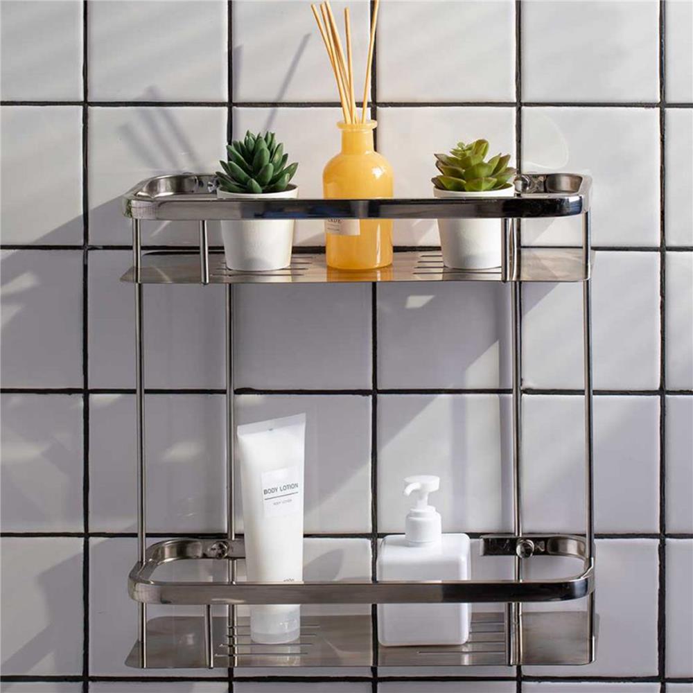 ตะแกรงวางของ 2 ชั้น RASLAND RA B20122 สเตนเลส