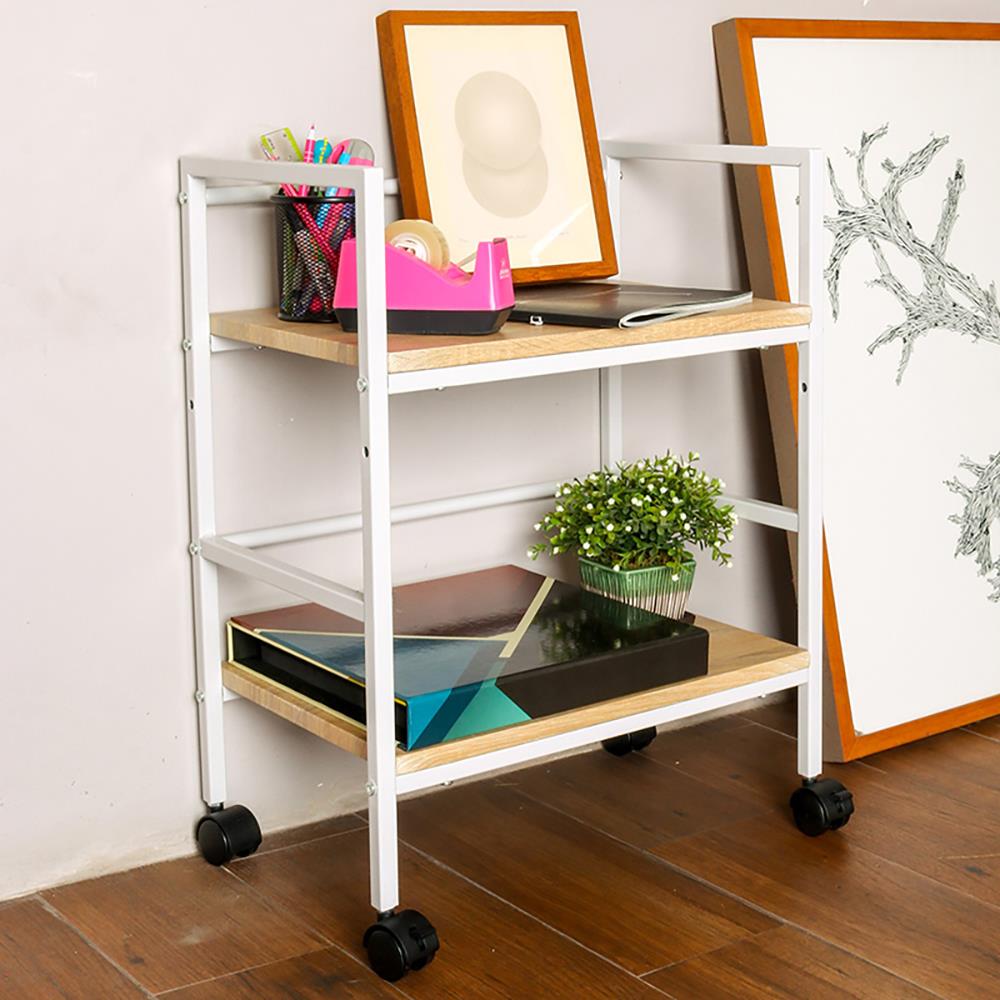 ชั้นวางของโล่ง CTREND GR-001 สีบีช/ขาว