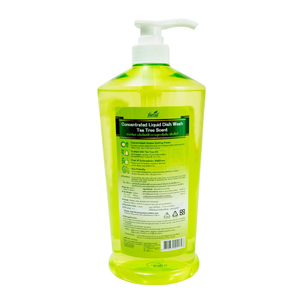น้ำยาล้างจาน ECO FARCENT 1 ลิตร กลิ่น TEA TREE
