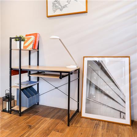 D.I.Y. โต๊ะทำงานไม้ CTREND 100 ซม. สีดำ_2