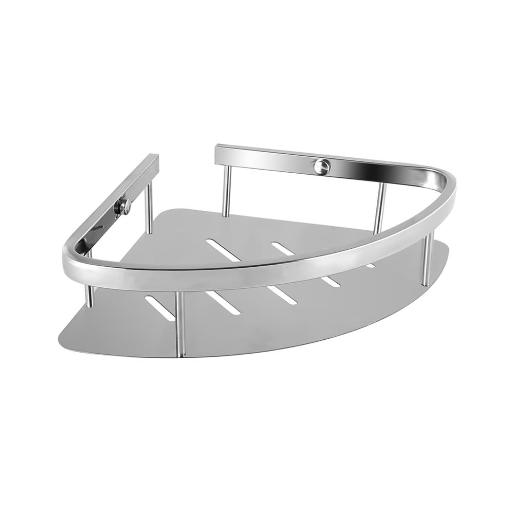 ตะแกรงวางของเข้ามุม RASLAND RA B30044 สีโครม