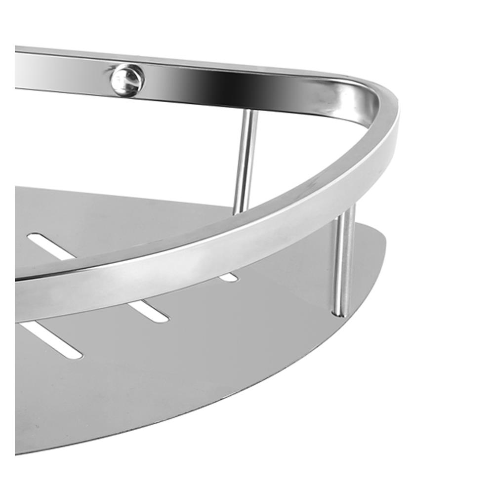 ตะแกรงวางของเข้ามุม RASLAND RA B30044 สีโครม