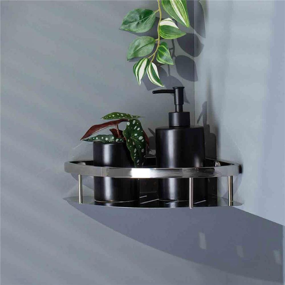 ตะแกรงวางของเข้ามุม RASLAND RA B30044 สีโครม