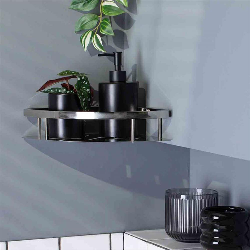 ตะแกรงวางของเข้ามุม RASLAND RA B30044 สีโครม