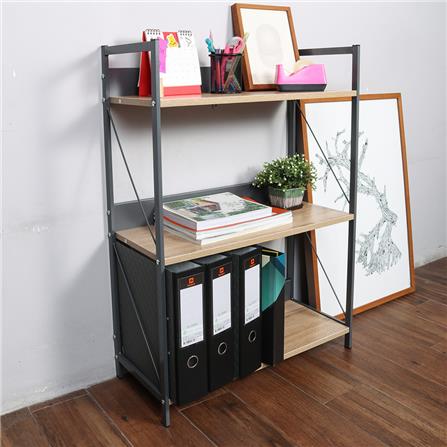 ชั้นวางของโล่ง 3 ชั้น CTREND GR-008 สีเทา_3