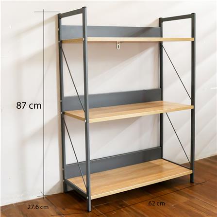 ชั้นวางของโล่ง 3 ชั้น CTREND GR-008 สีเทา_4