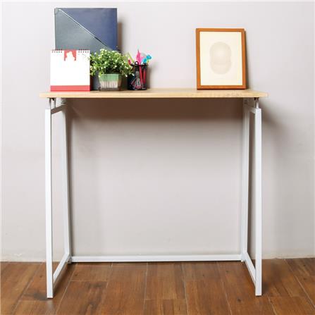 โต๊ะทำงานไม้ CTREND GR-010 80x42x74 ซม. สีขาว_1