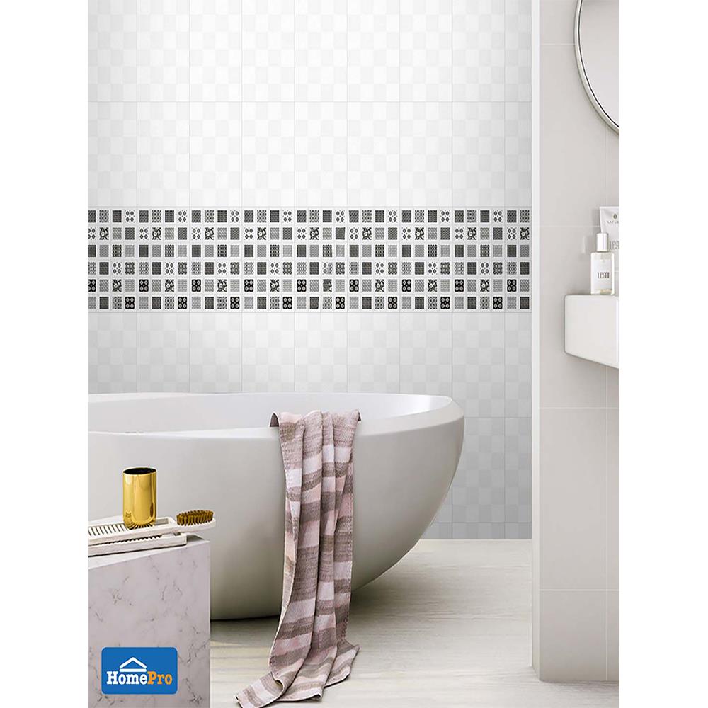 กระเบื้องผนัง 30x45 ซม. TARA ครีด ไวท์ II 0.81M2