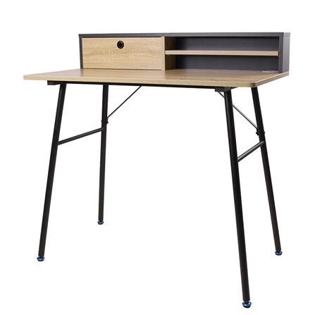 โต๊ะทำงานไม้ CTREND GR-005 90 ซม. สีไม้ธรรมชาติ/ดำ