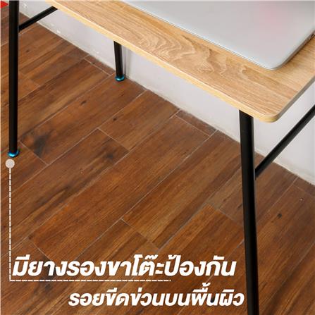 โต๊ะทำงานไม้ CTREND GR-005 90 ซม. สีไม้ธรรมชาติ/ดำ_3