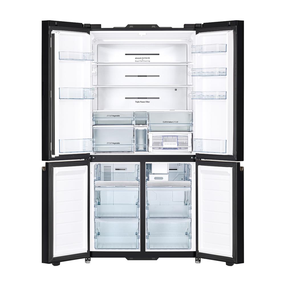 ตู้เย็น MULTI DOOR HITACHI RWB640VFX MGW 20.1 คิว กระจกขาว อินเวอร์เตอร์
