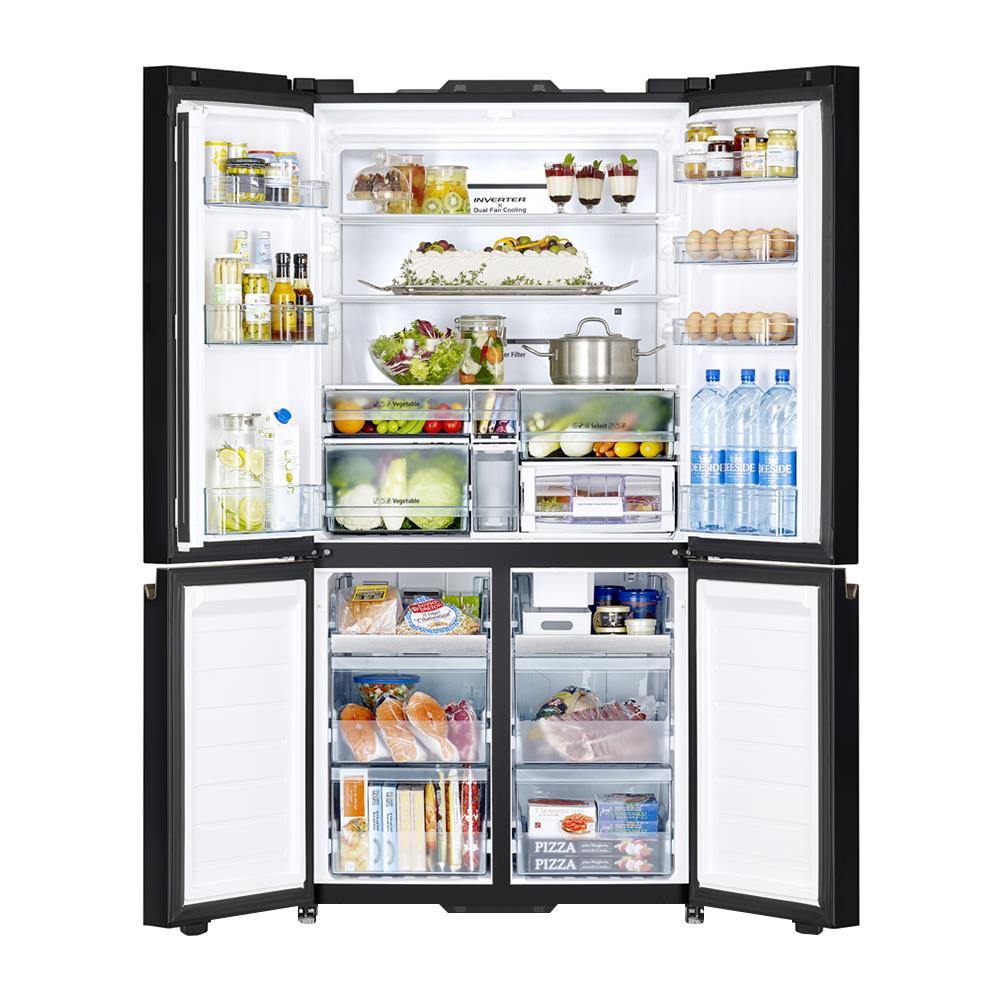 ตู้เย็น MULTI DOOR HITACHI RWB640VFX MGW 20.1 คิว กระจกขาว อินเวอร์เตอร์