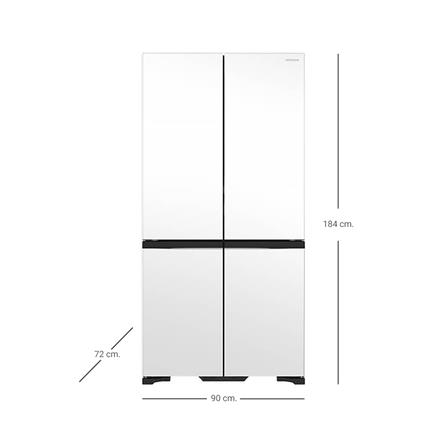 ตู้เย็น MULTI DOOR HITACHI RWB640VFX MGW 20.1 คิว กระจกขาว อินเวอร์เตอร์_6