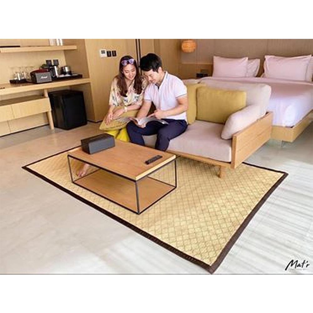 เสื่ออเนกประสงค์ MAT-ER TENDEROUS (EARTH TONE) SIZE M 150x240 ซม. สีน้ำตาล/ครีม
