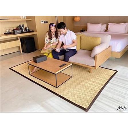 เสื่ออเนกประสงค์ MAT-ER TENDEROUS (EARTH TONE) SIZE M 150x240 ซม. สีน้ำตาล/ครีม_4