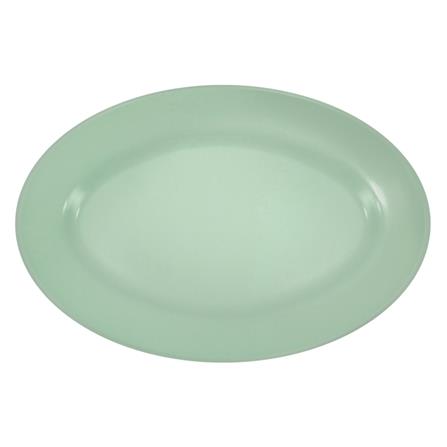 จานเปล UNICA 9.5 นิ้ว สีเขียว_0