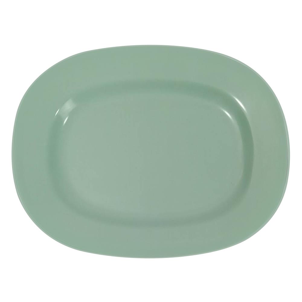 จานเปลเหลี่ยม UNICA 10 นิ้ว สีเขียว