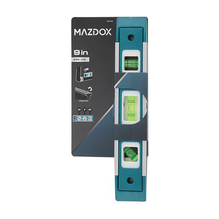 ระดับน้ำ ขอบอะลูมิเนียม มีแม่เหล็ก MAZDOX W062002 9 นิ้ว_2