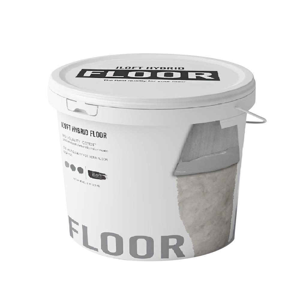 สีเท็กเจอร์ ILOFT HYBRID FLOOR สีเทา #1 12 กก.