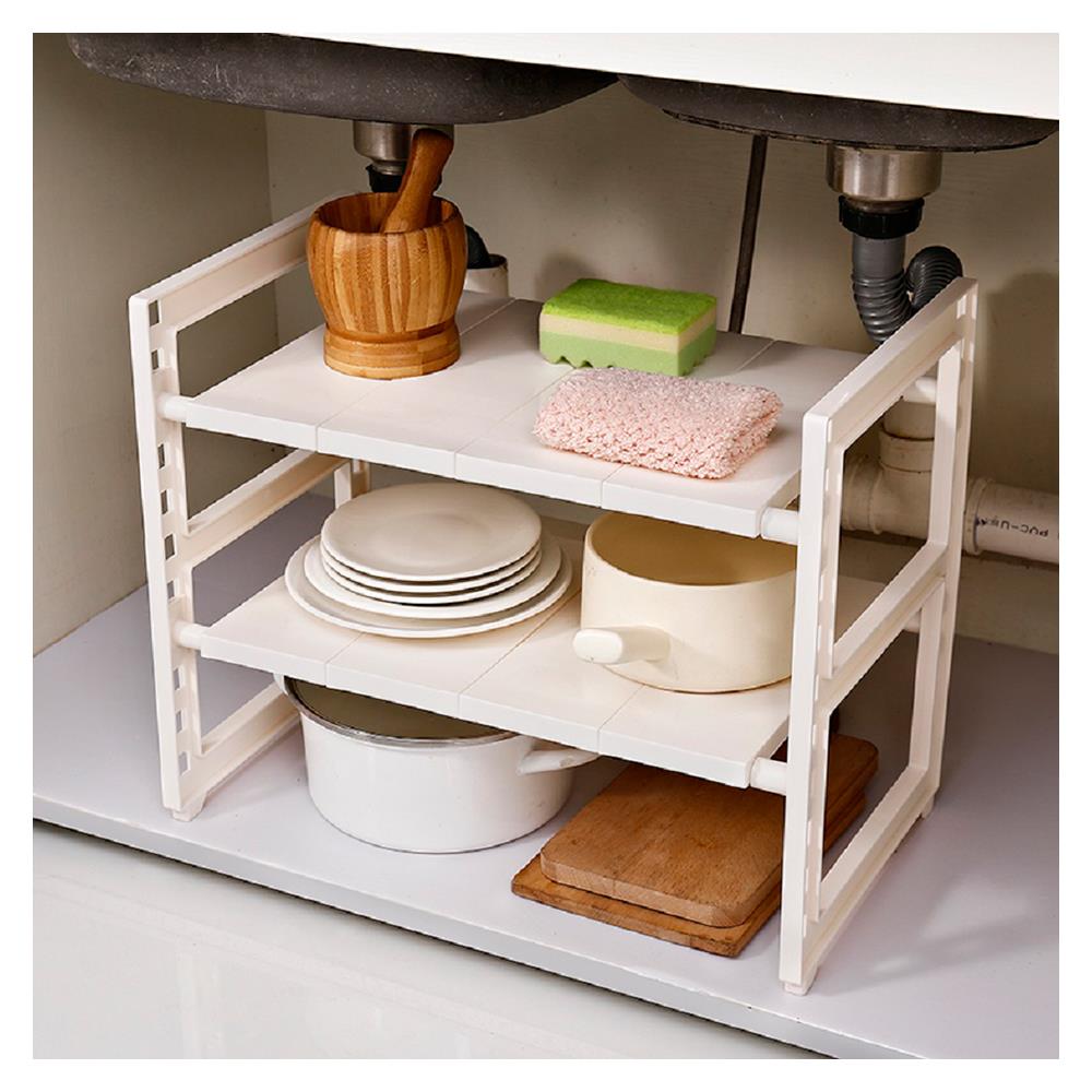 ชั้นวางของใต้ซิงค์ 2 ชั้น ปรับได้ EKONO