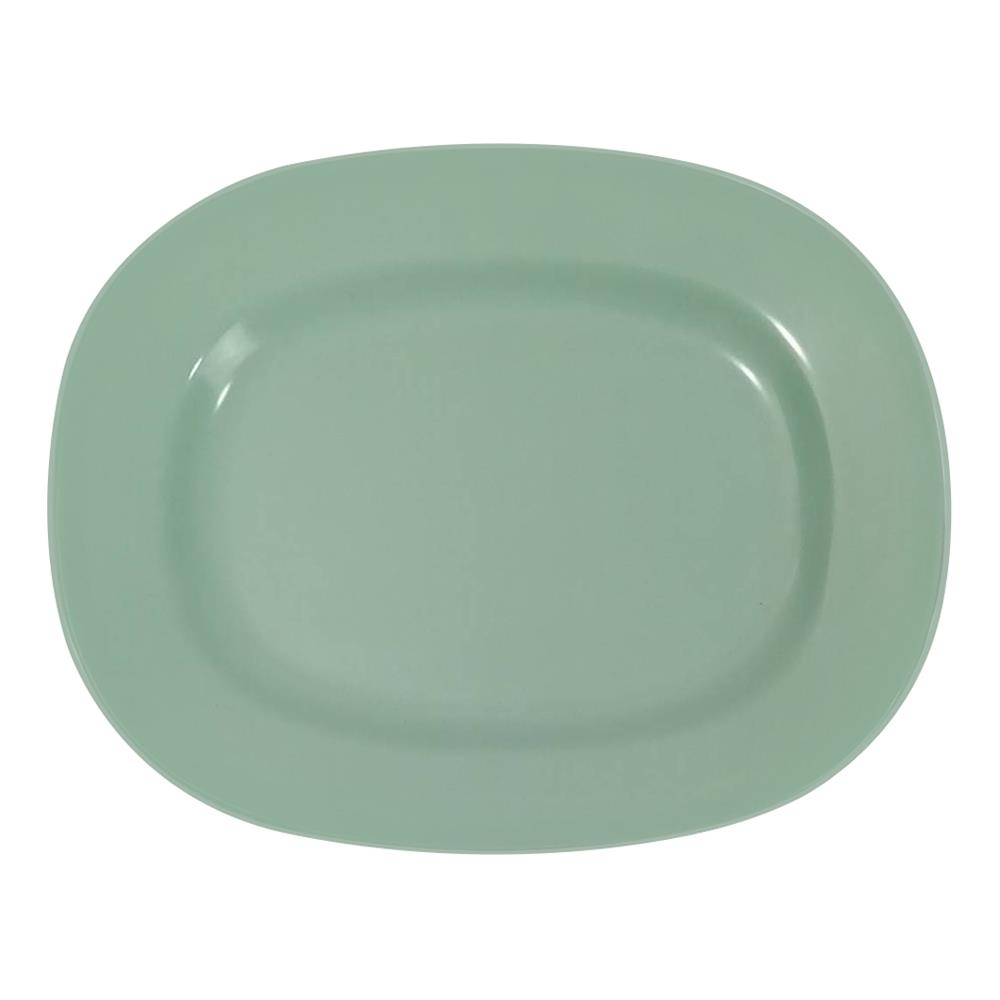 จานเปลเหลี่ยม UNICA 12 นิ้ว สีเขียว