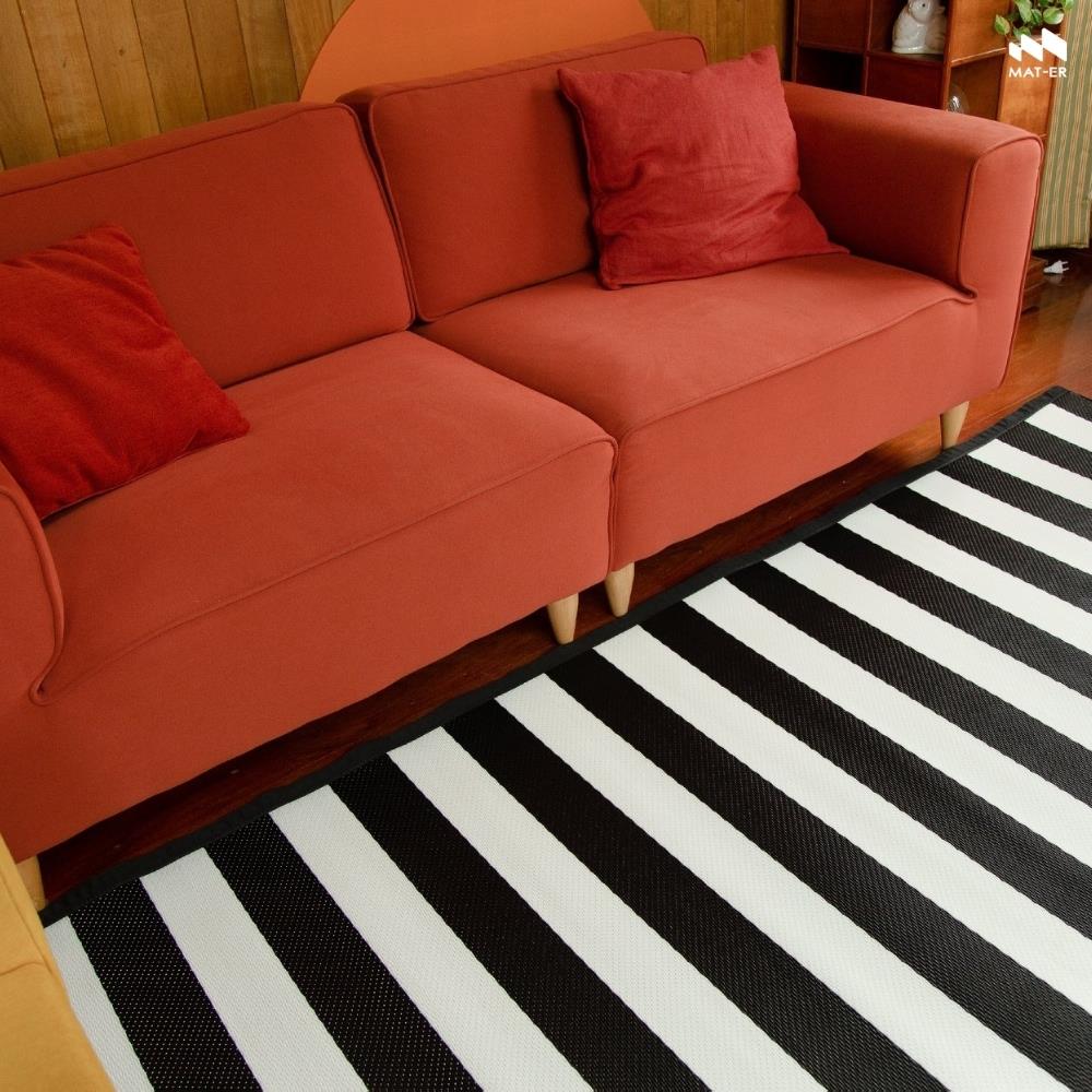 เสื่ออเนกประสงค์ MAT-ER ZEBRA 180x270 ซม. สีขาว/ดำ