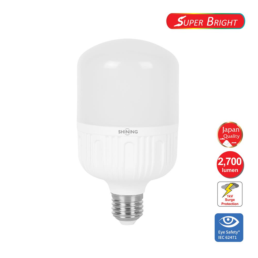 หลอด LED SHINING SUPER BRIGHT DAYLIGHT 30 วัตต์ E27