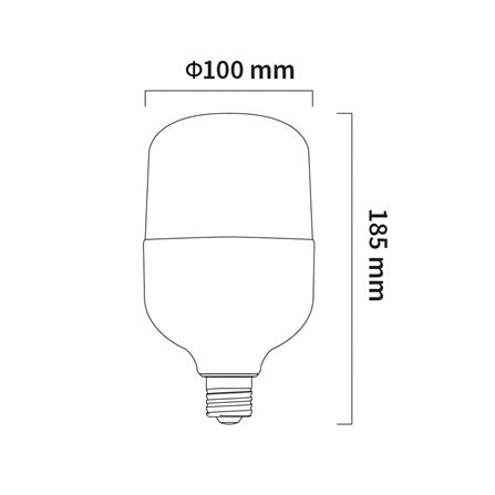 หลอด LED SHINING SUPER BRIGHT DAYLIGHT 30 วัตต์ E27_2