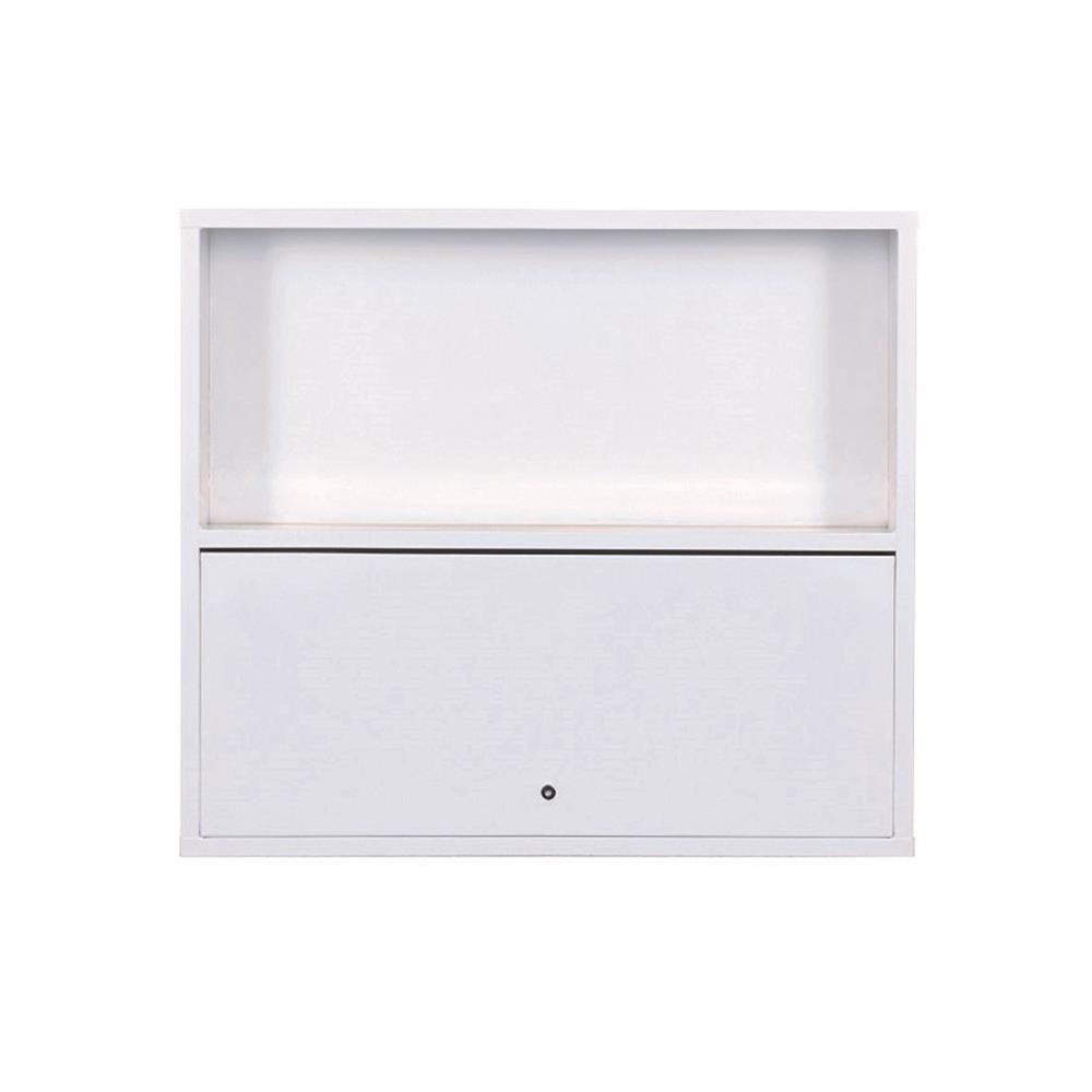 ตู้แขวนผนัง KIOSK HOD-80 WH/WH เหล็ก สีขาว