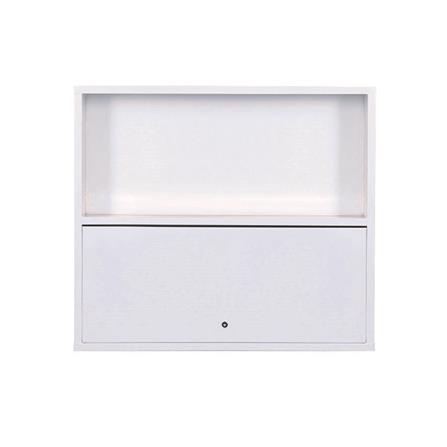 ตู้แขวนผนัง KIOSK HOD-80 WH/WH เหล็ก สีขาว_1