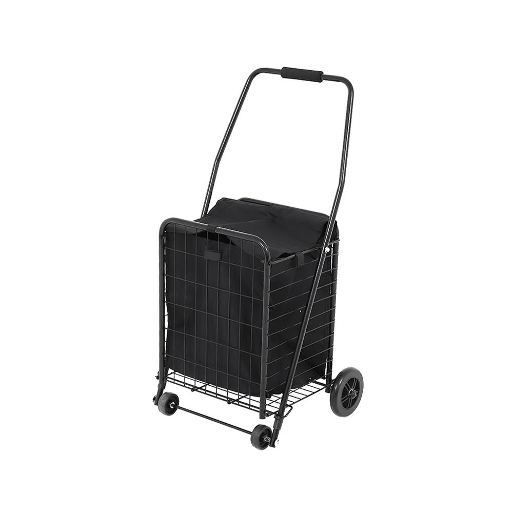 รถเข็นช้อปปิ้งพร้อมกระเป๋า MATALL CMAT004 30 กก. สีดำ_1