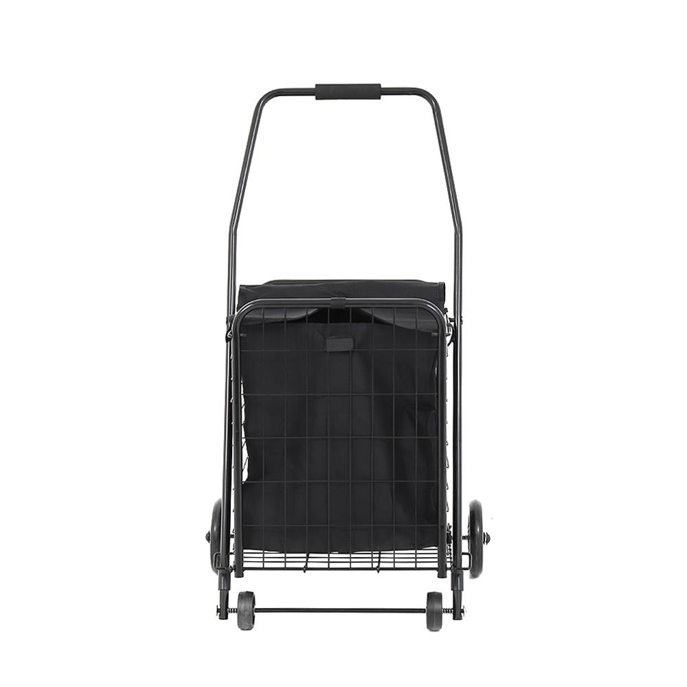 รถเข็นช้อปปิ้งพร้อมกระเป๋า MATALL CMAT004 30 กก. สีดำ