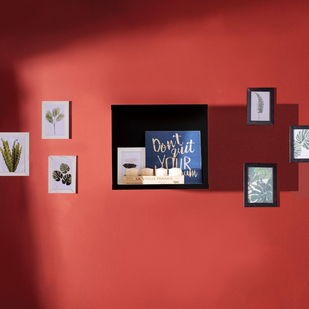 ตู้แขวนผนัง KIOSK HO-40 BM เหล็ก สีดำ