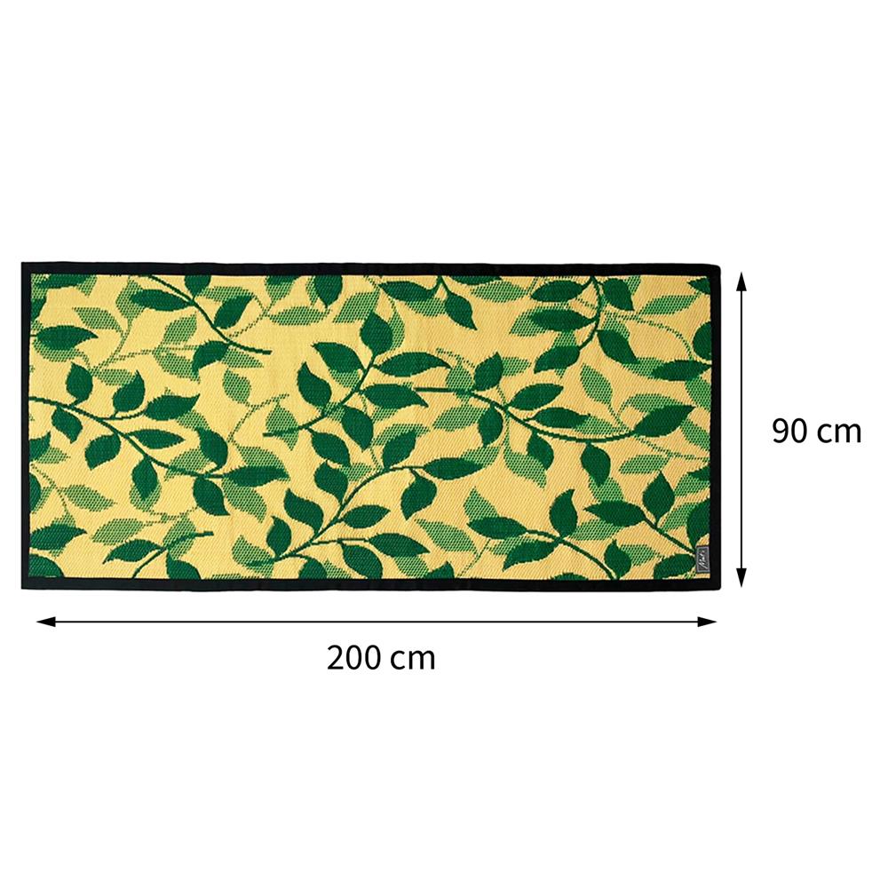 เสื่ออเนกประสงค์ MAT-ER LEAF SIZE S 90x200 ซม. สีเขียว/ครีม
