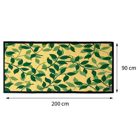 เสื่ออเนกประสงค์ MAT-ER LEAVES 90x200 ซม. สีเขียว/ครีม_4